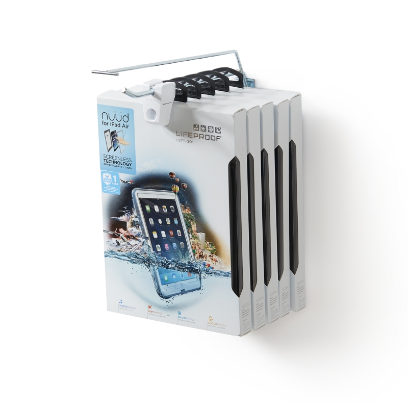 Móc treo IR Stoplok bảo vệ ốp lựng Ipad Air trưng bày