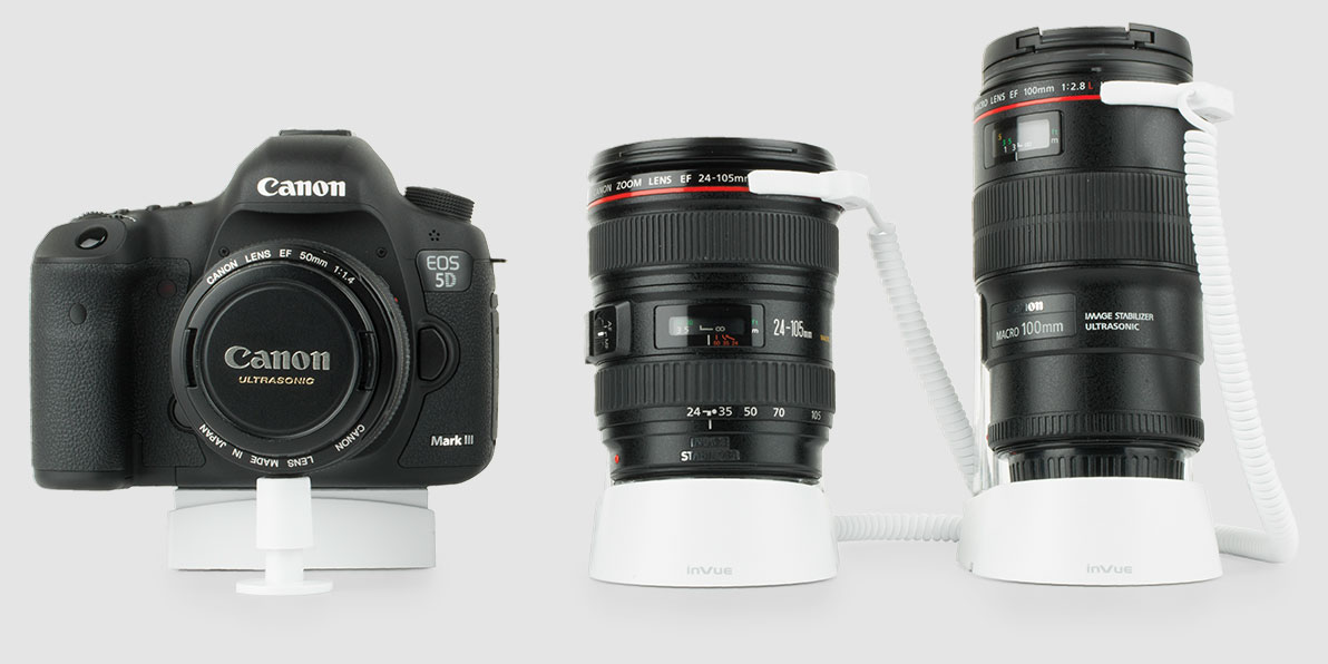 Thiết bị bảo vệ đống kính ( lens ) máy ảnh trưng bày LS100