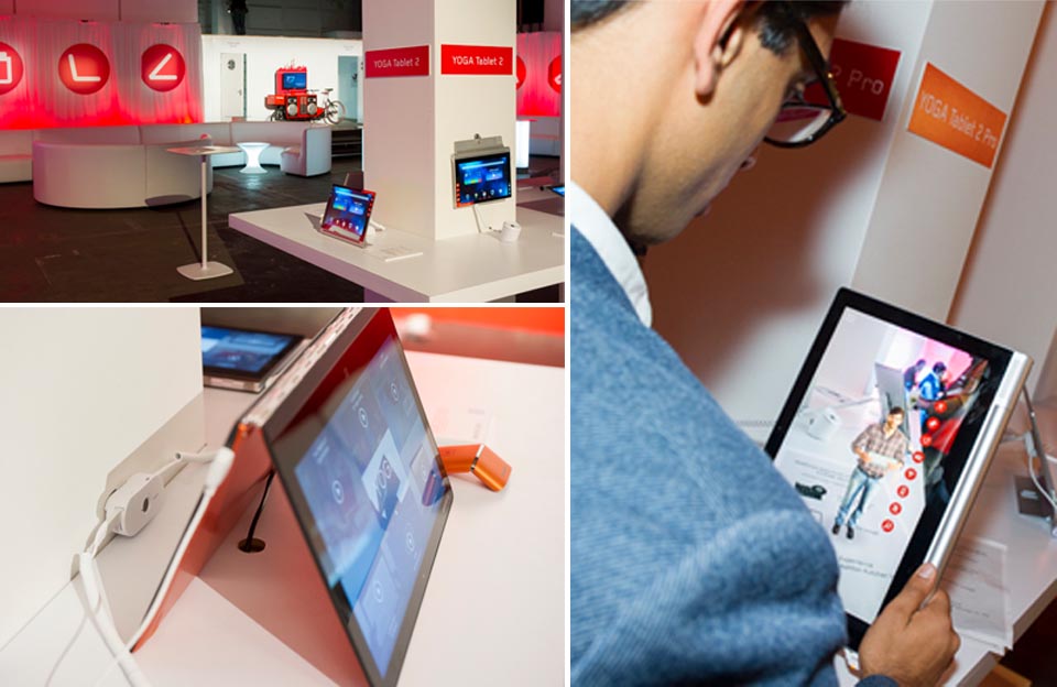 Lắp đặt thiết bị bảo vệ máy tính bảng Yoga Tab của Lenovo