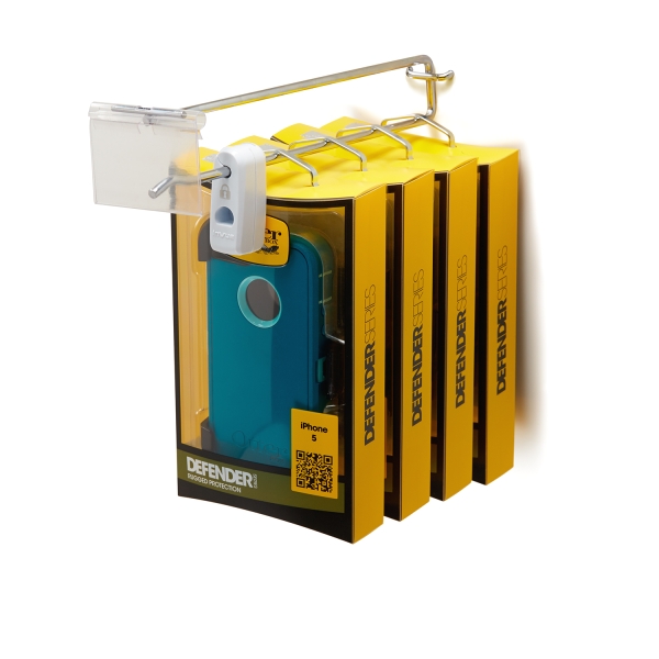 Khóa móc treo Stoplok sử dụng cho móc treo trưng bày ốp lưng điện thoại Iphone 5 Defender